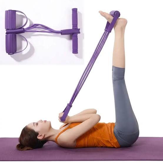 Imported Tummy Trimmer | Rubber Pull Resistance Exercise Band | Tummy Trimmer Exerciser Random Color